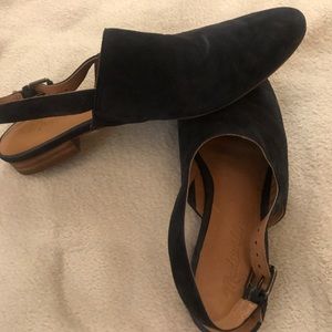 Madewell Suede Navy Mule
